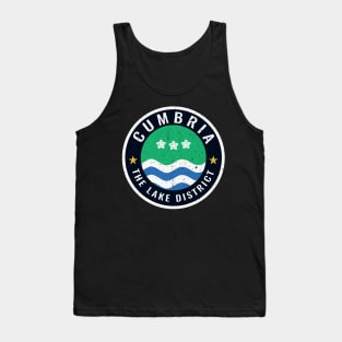 Cumbria - The Lake District Flag Tank Top